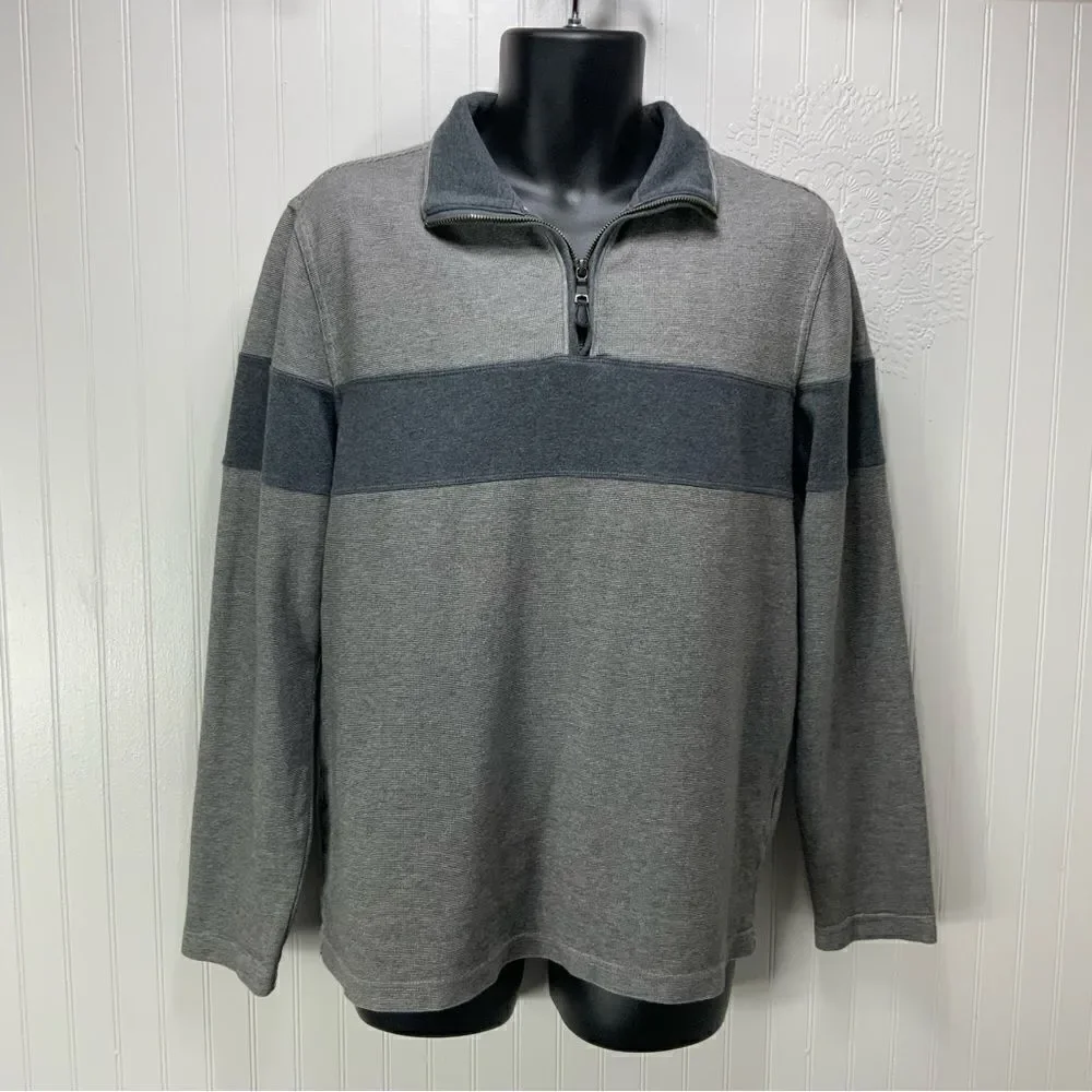 BANANA REPUBLIC 1/4 zip long sleeve shirt